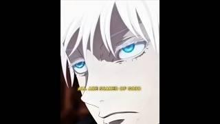 The Moment all got scared of Gojo..but yuji [JJK/ANIME MANGA] #edit #yuji #gojo
