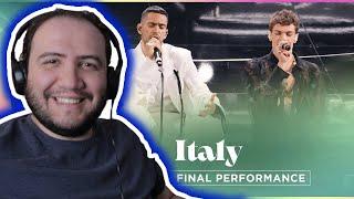 Mahmood & BLANCO - Brividi - Italy  - National Final Performance - Eurovision 2022 - PAUL REACTS