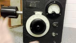 A WW2 RADIO WAVEMETER WORKS AGAIN AFTER 75 YEARS.