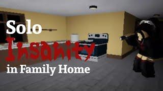 Solo Insanity Mode in Family Home | Roblox Specter Mobile