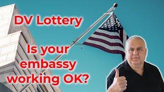 DV Lottery | Embassy queues and how to tell if YOUR embassy is working well