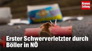 Erster Schwerverletzter durch Böller in NÖ | krone.tv NEWS