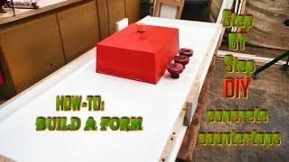 DIY concrete contertops: building a form