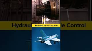 Hydraulic-powered convergent-divergent nozzle that controls Jet Engine exhaust speed and thrust