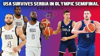 USA Survives Serbia In Olympic Semifinal, Will Play France For Gold | Dirt & Sprague