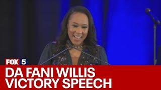 Fani Willis gives landslide win victory speech | FOX 5 News