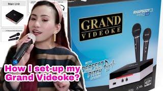 GRAND VIDEOKE RHAPSODY 3 Pro PLUS | Paano I-set up ang GRAND VIDEOKE | Home karaoke