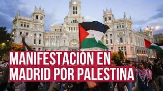 Alto el genocidio: sigue en directo la manifestación en Madrid por Palestina