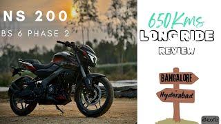 2024 Bajaj NS200 LED Version |600kms long ride review | Telugu