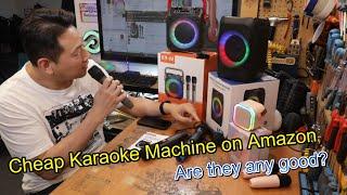 Cheap wireless karaoke Machines on Amazon open box and review by Benson Chik Ankuka