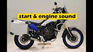 Yamaha Tenere 700 cold start & engine sound