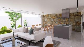  CASA MINIMALISTA 8 X 20 │HOUSE TOUR MINIMALIST 