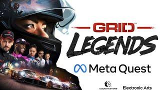 QUEST 2 : Que vaut GRID LEGENDS VR ? [FR] Premières impressions ! REPLAY COMPLET