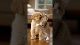 Kind Cat Scratches Puppy’s Itch with Pure Love