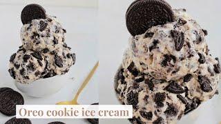 Homemade Oreo Cookie Ice Cream - Homebody Eats