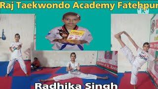 Radhika Singh from Raj Taekwondo Academy Fatehpur @rajtaekwondoacademyfatehpu8613 @worldtaekwondo