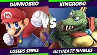 S@X 583 LOSERS SEMIS - Dunnobro (Mario) Vs. KingRoBo (K Rool) Smash Ultimate - SSBU