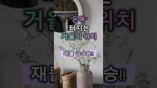 돈복 터지는 거울의 위치 #풍수#거울풍수#부자