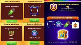 New Elemental Masters Season New Carrom Pass #carrompool @trgameryt11