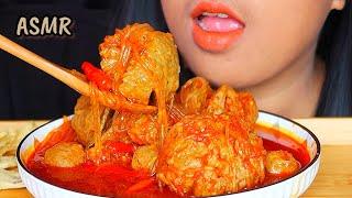 ASMR BAKSO KUAH LAVA ||MUKBANG INDONESIA #ASMR #asmrsounds #eatingsounds #bakso #baksopedas