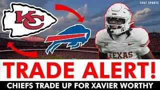 BREAKING Chiefs TRADE UP To Pick Xavier Worthy In The 2024 NFL Draft + Chiefs Day 1 Draft Grades