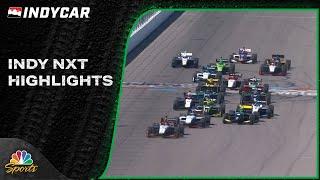 Indy NXT Series HIGHLIGHTS | World Wide Technology Raceway | 8/17/24 | Motorsports on NBC