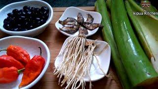 Eromba Manipur dish || Yengdem(Taro stem) with Yongchak Maru (Parkia seeds)