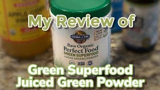 HOW TO USE RAW ORGANIC PERFECT FOOD GREEN SUPERFOOD JUICED GREEN POWDER [BLACK SEED OIL]