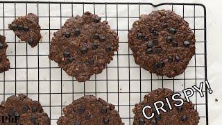 Vegan Chocolate Oatmeal Cookies #chocolateoatmealcookies