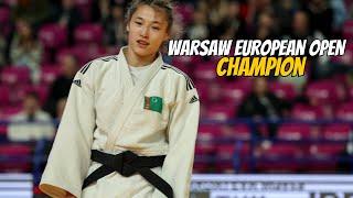 PARDAYEVA Maysa TURKMENISTAN (TKM) I Gold Medalist  I -57KG I WARSAW EUROPEAN OPEN 2024