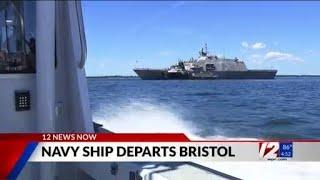 Naval war ship stationed in Bristol heading back to Florida