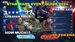 PHASE 1&2 MLBB X STAR WARS EVENT 2024! HOW MUCH IS THE STAR WARS SKIN? MOBILE LEGENDS BANG BANG