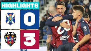 CD TENERIFE 0 - 3 LEVANTE UD I HIGHLIGHTS LALIGA HYPERMOTION