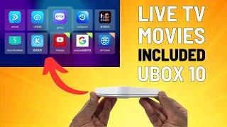 Unblock Tech Ubox10 New Gen 10 TV Box, International Version 2023