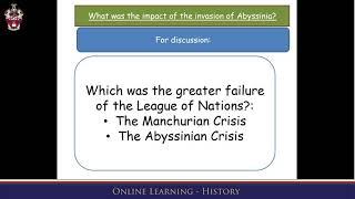 Online Learning Lesson  - History