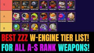 NEW Zenless Zone Zero 1.0 W-Engine TIER-LIST Guide!! | Every A-S Weapons Rated!