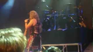 STEEL PANTHER PAUL GEARY FROM EXTREME ONSTAGE HOUSE OF BLUES SUNSET STRIP 7/23/2012