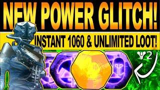 Destiny 2 | NEW POWER GLITCH! How To Get INSTANT 1060, Unlimited UMBRAL Engram & EXOTIC Loot FARM!