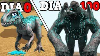 O ESTRANHO E PEQUENO INDOMINUS REX EVOLUIU PARA LEATHERBACK EM 100 DIAS ARK!