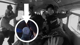 Friday Freakout: Tandem Skydive's Reserve Pops Open In Plane Door