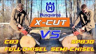 Husqvarna C83 vs SP83G X Cut chainsaw chain   xcut