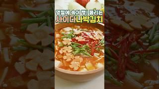 명절에 속이 뻥! 뚫리는 사이다 나박김치