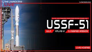 LIVE! ULA USSF-51 Classified Atlas V Launch