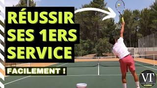 PASSER SES 1ERS SERVICE AU TENNIS ! (FACILEMENT)