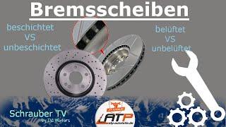 Bremsscheiben - belüftet VS unbelüftet - beschichtet VS unbeschichtet by DC Motors