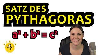 Satz des PYTHAGORAS einfach erklärt – rechtwinkliges Dreieck berechnen