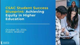 CSAC Student Success Blueprint