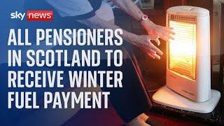 Every pensioner in Scotland to receive winter fuel payment next year