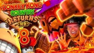 DONKEY KONG COUNTRY RETURNS HD  #8: World 8 Vulkan, Großer Tiki Final Boss & All Endings