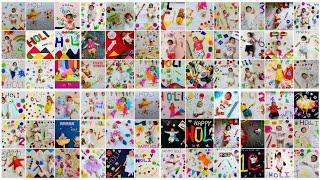 100+ Holi baby photoshoot ideas at home | latest  holi baby photoshoot | baby photoshoot ideas | diy